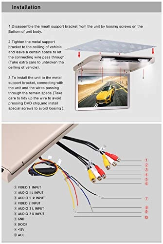 Flip Down Unit - 13.3 Inches