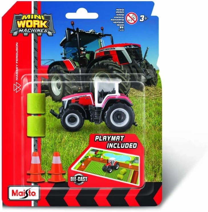 Maisto Mini Work Machines Play Mat Set - Diecast Collectible