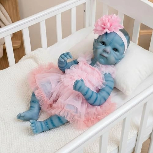 Bettie Reborn Baby Doll - 18 inch 46 cm Soft Vinyl Eyes Opened Ages 3+