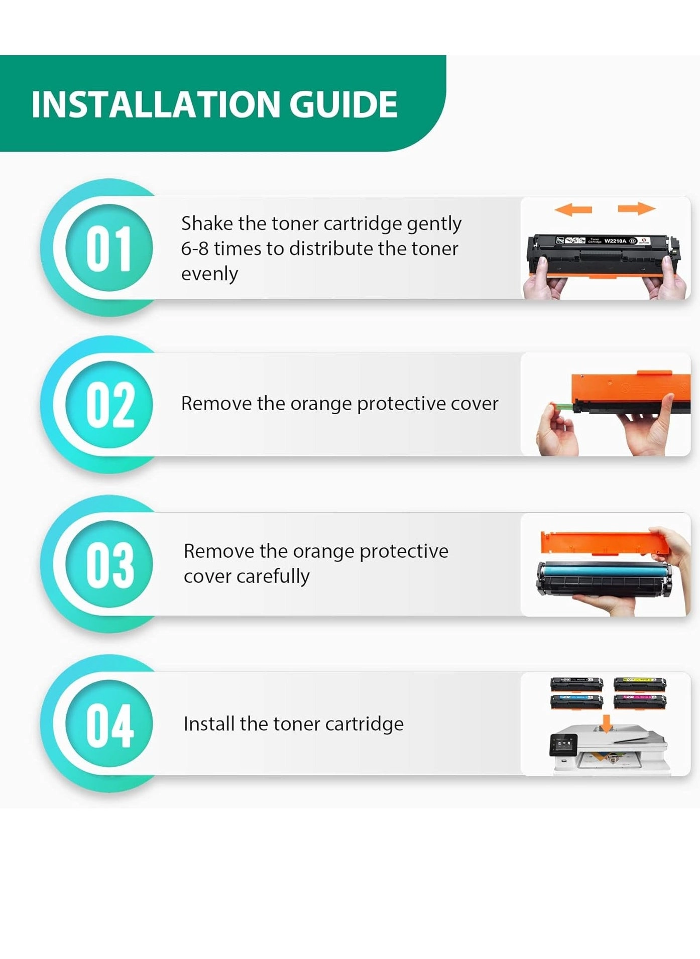 207A - Approx. 1,250 Pages Magenta