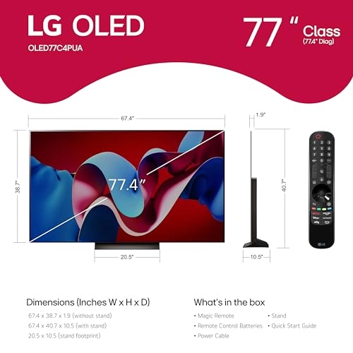 OLED77C4PUA - 77 Inches