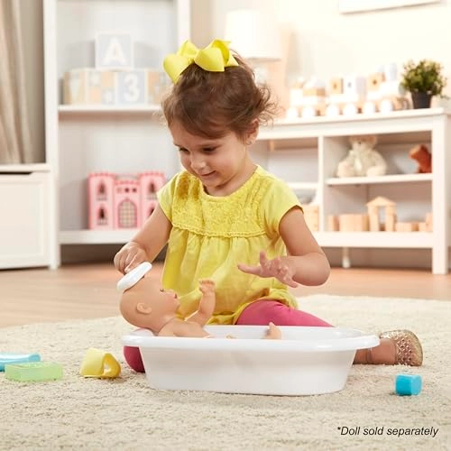 Mine to Love Baby Doll Bathtub - Pink 6 pcs Set