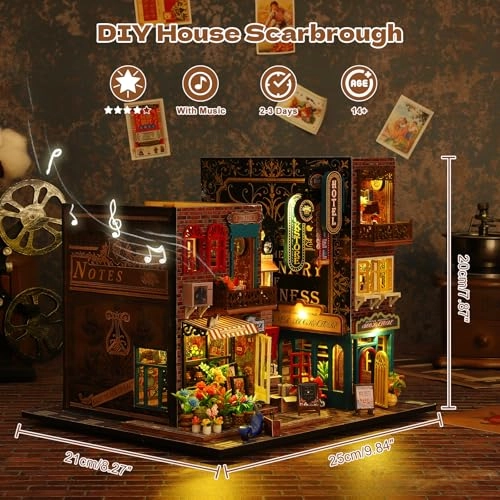 Miniature House Kit - Street Scene 1:12