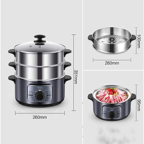 ThreeLayer Electric Steaming Pot