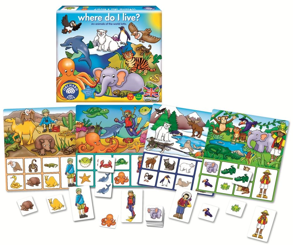 Where Do I Live? - Suitable for 3 years to 6 years