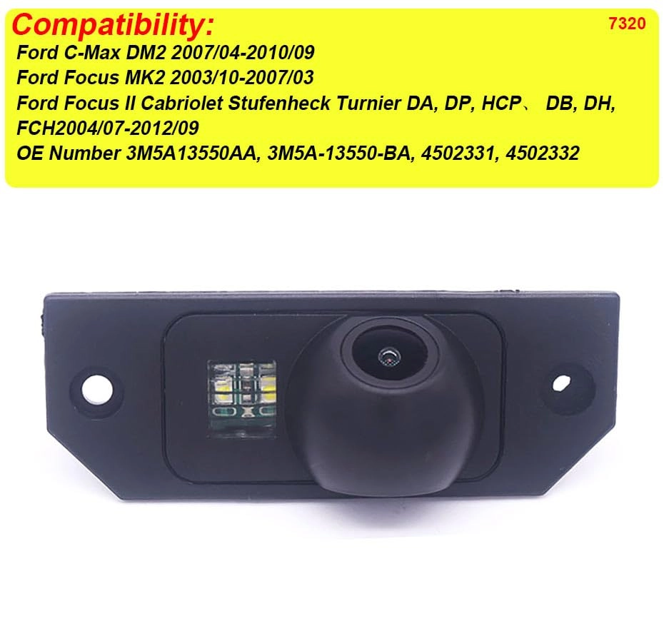 1000TV Lines Starlight Super Pro HD Lens Reversing Camera - Night vision 628 x 586 pixels