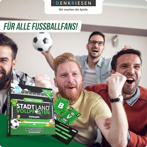 Stadt Land Vollpfosten: Football Edition - Card Game (German)