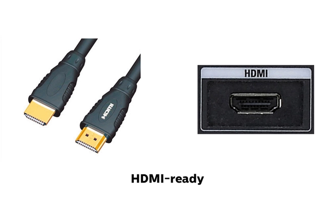 HDMI for quick digital connection