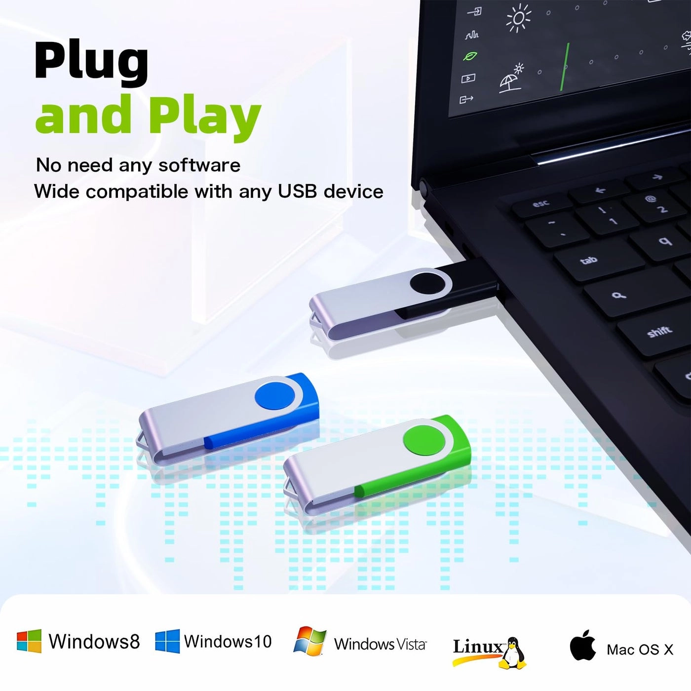 Flash Drive - USB 2.0 64GB Pack