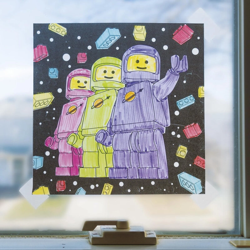 Lego Stained Glass Art - 18 piece(s)