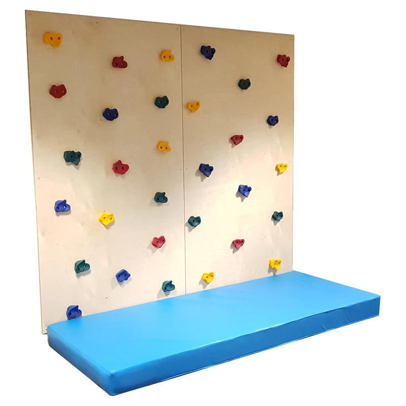 Climbing Wall - 2 Panels Natural Wood