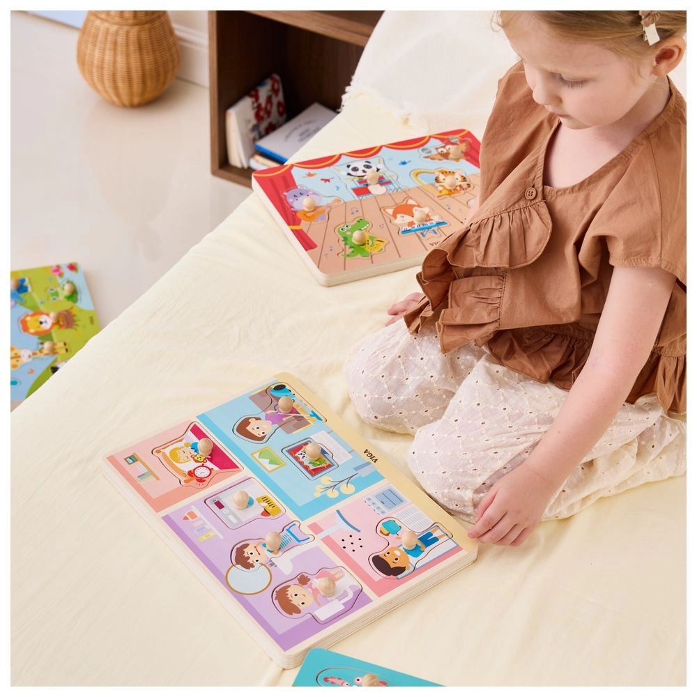 Around The House Knob Puzzle With Sound - 18 months+ 7 pieces