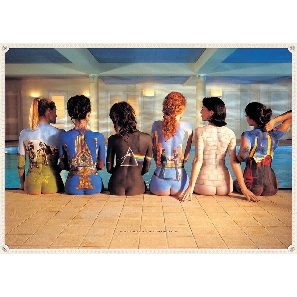 PYRAMID POSTERS Pink Floyd - Black Catalogue - 53 x 158 x 0.1 cm