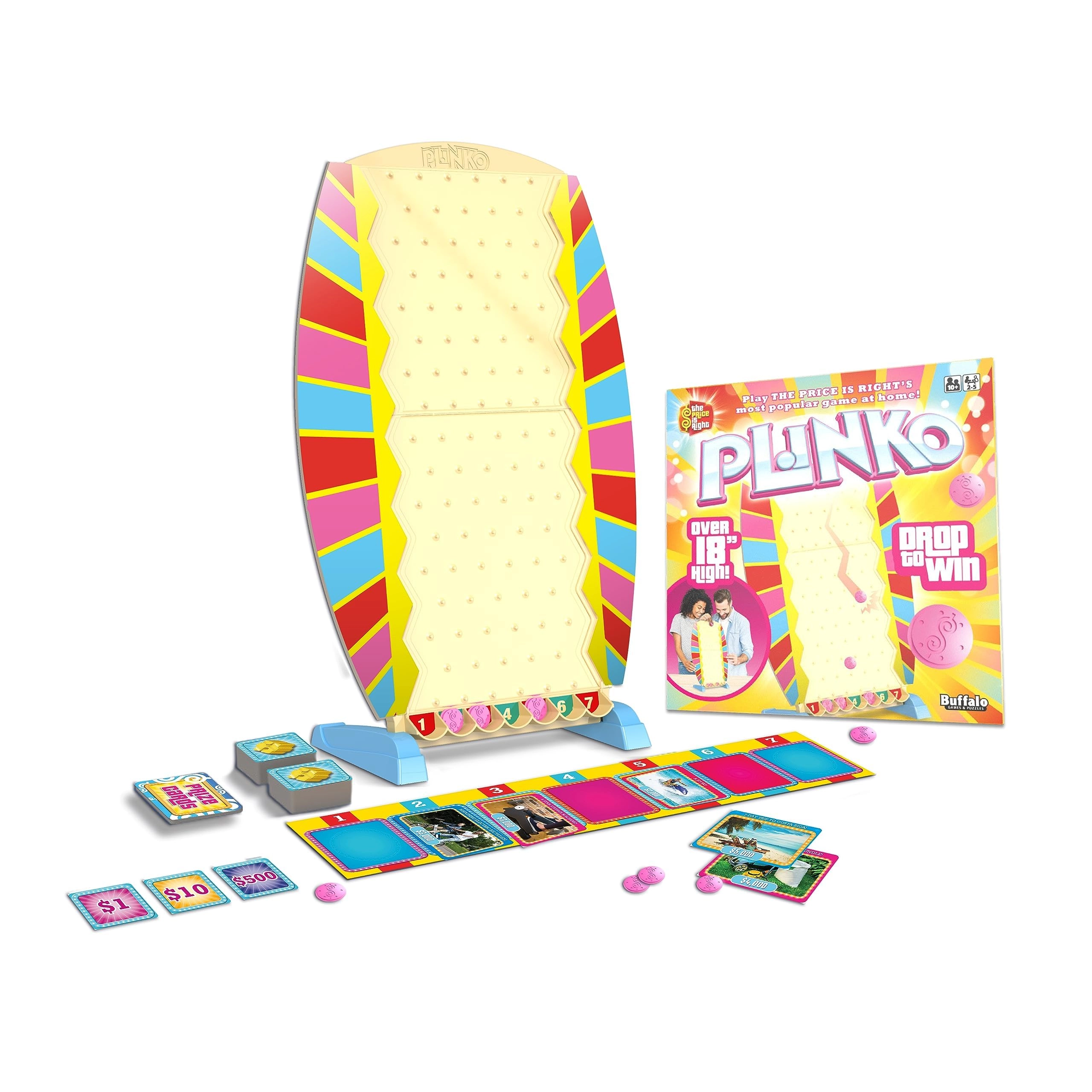 Buffalo Games Plinko Hi-Lo - Dexterity Game