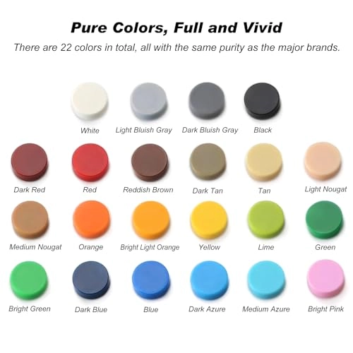 1×1 Flat Bricks - 2200 pcs