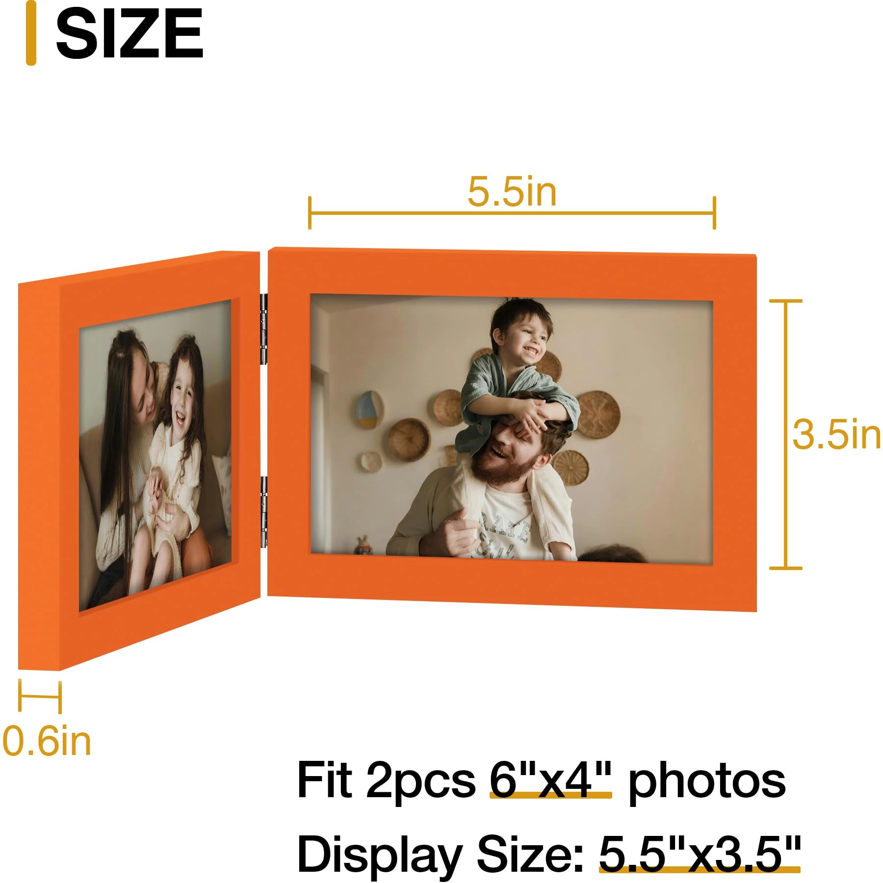 Double 6x4 Picture Frame