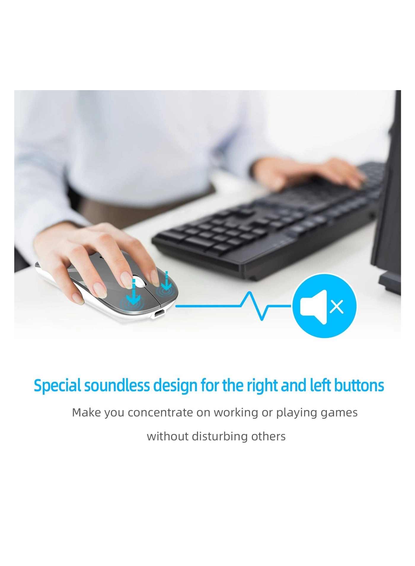 Dual Mode Bluetooth Mouse - Wireless