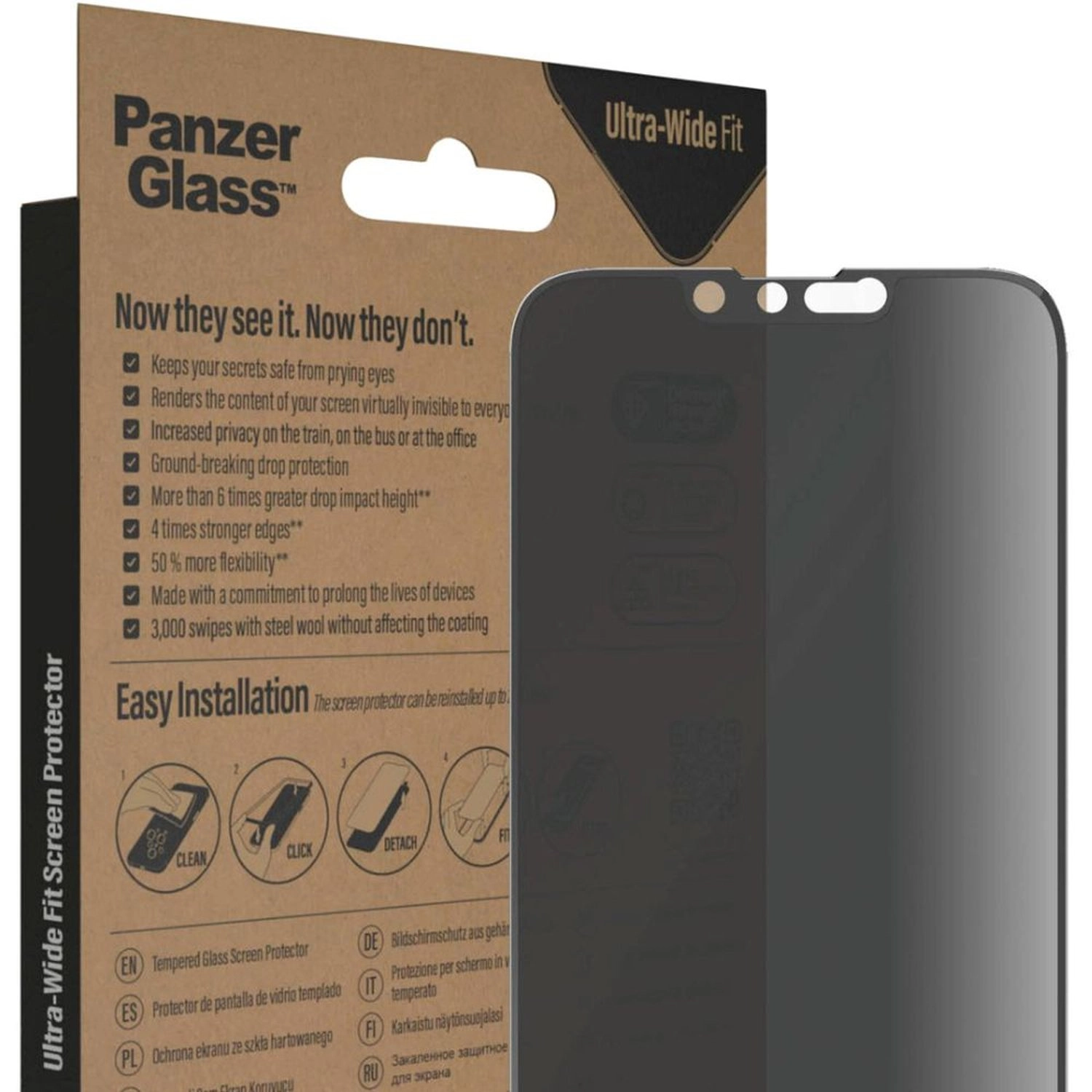 Privacy Screen Protector for iP14 6.1"