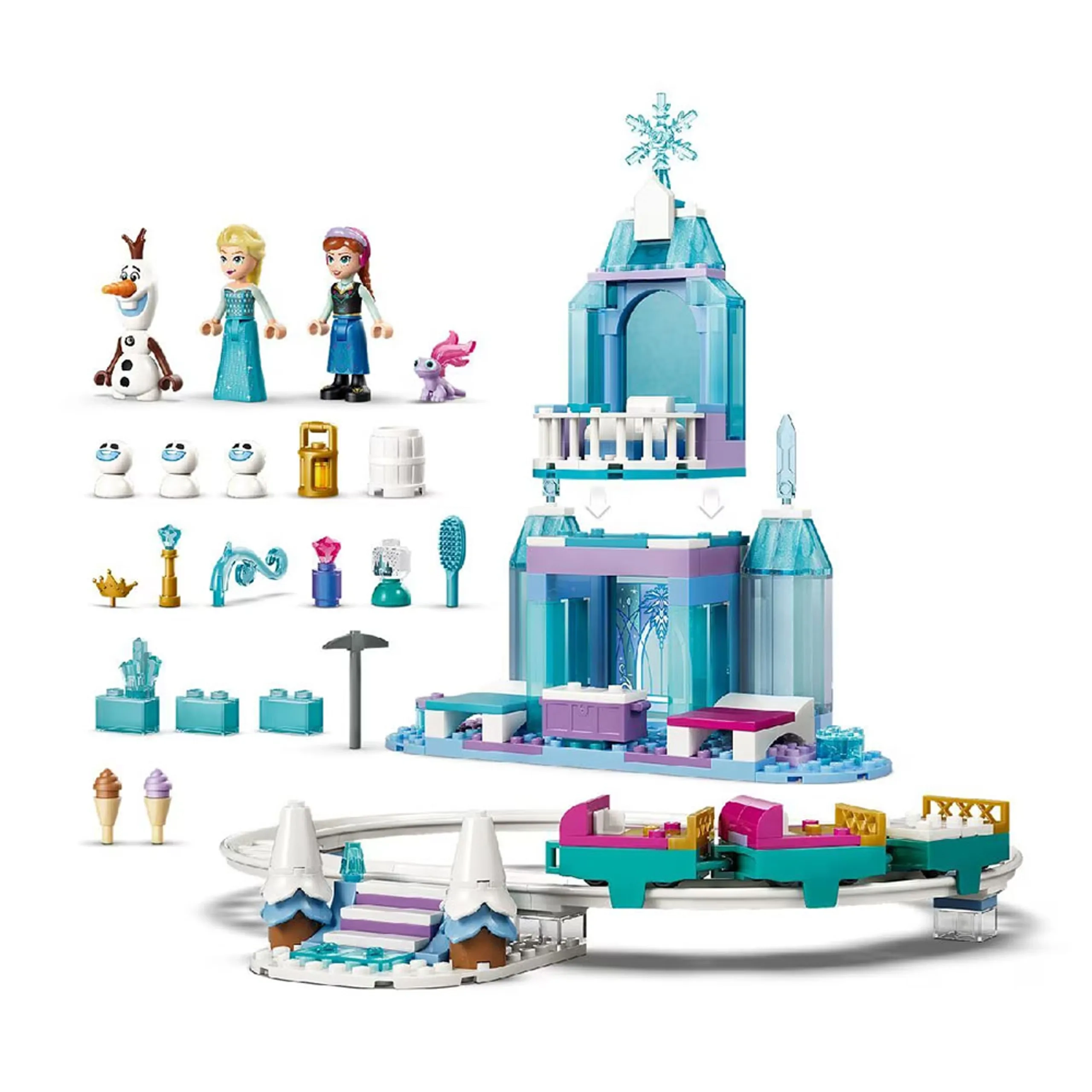Disney Frozen Elsa's Ice Castle & Snow Ride Adventure (43281)