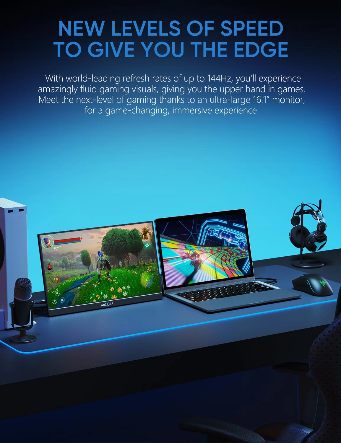 Portable Monitor - 1920x1080 FHD 16.1"