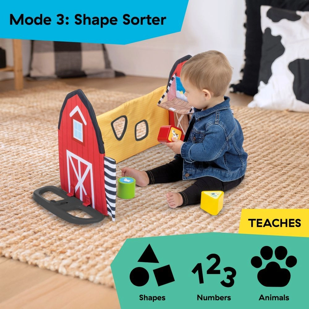 Busy Barnyard Grow With Me Activity Gym - 0 months