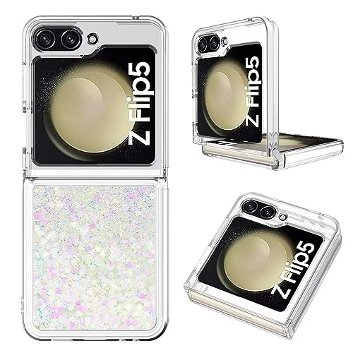 Sparkle Floating Liquid Case - Polyurethane Silicone for Samsung Galaxy Z Flip 5
