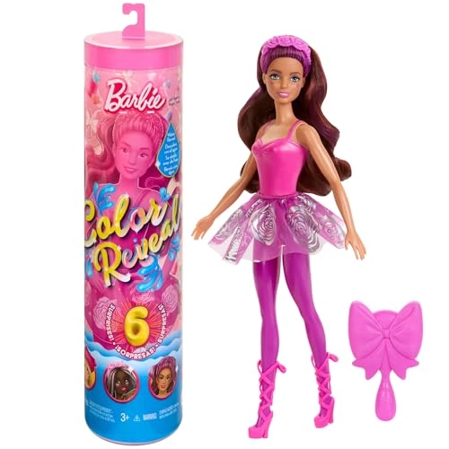 Barbie Color Reveal Ballerina - 6 Surprises Color Change Ages 3+