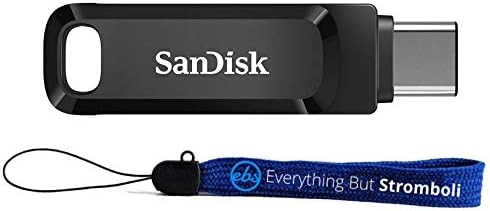 SanDisk Ultra Dual Drive Go - USB 3.1 Type A Type-C 128GB + Lanyard