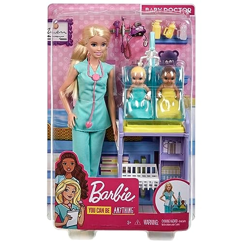 Baby Doctor Playset - Blonde Doll 2 Infant Dolls Ages 3+