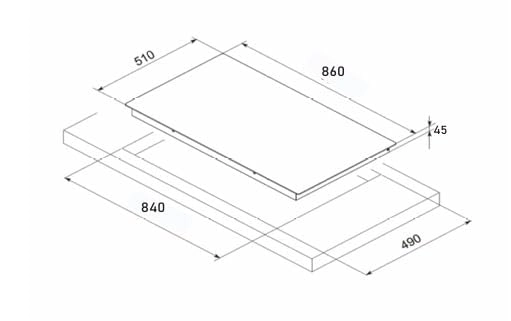 ARC HBG9005016 Gas hob