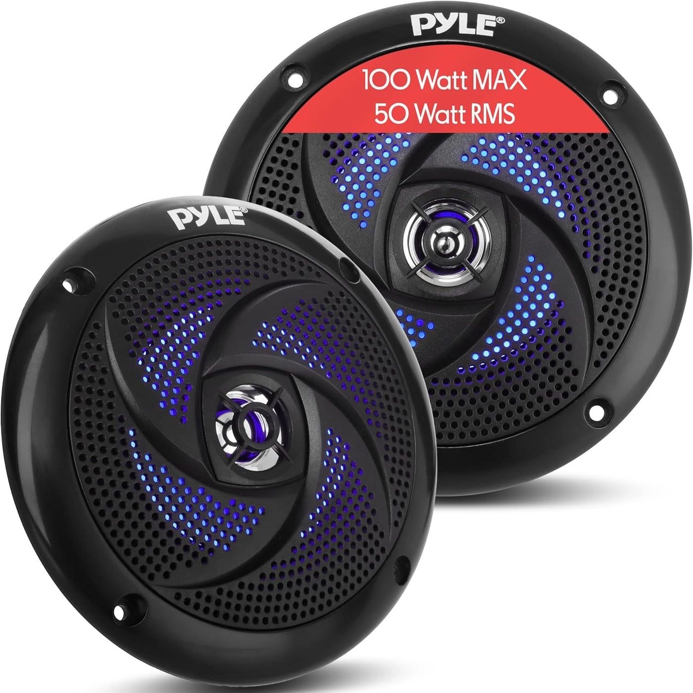 Pyle Marine Speakers - 4 Inch 100 Watt