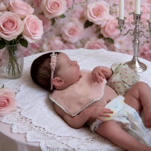 LOULOU Reborn Baby Doll - 20 Inch Vinyl Girl Ages 3+