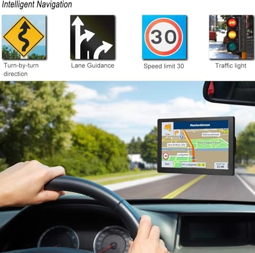 Truck GPS - 9 inch Free Lifetime Map Updates
