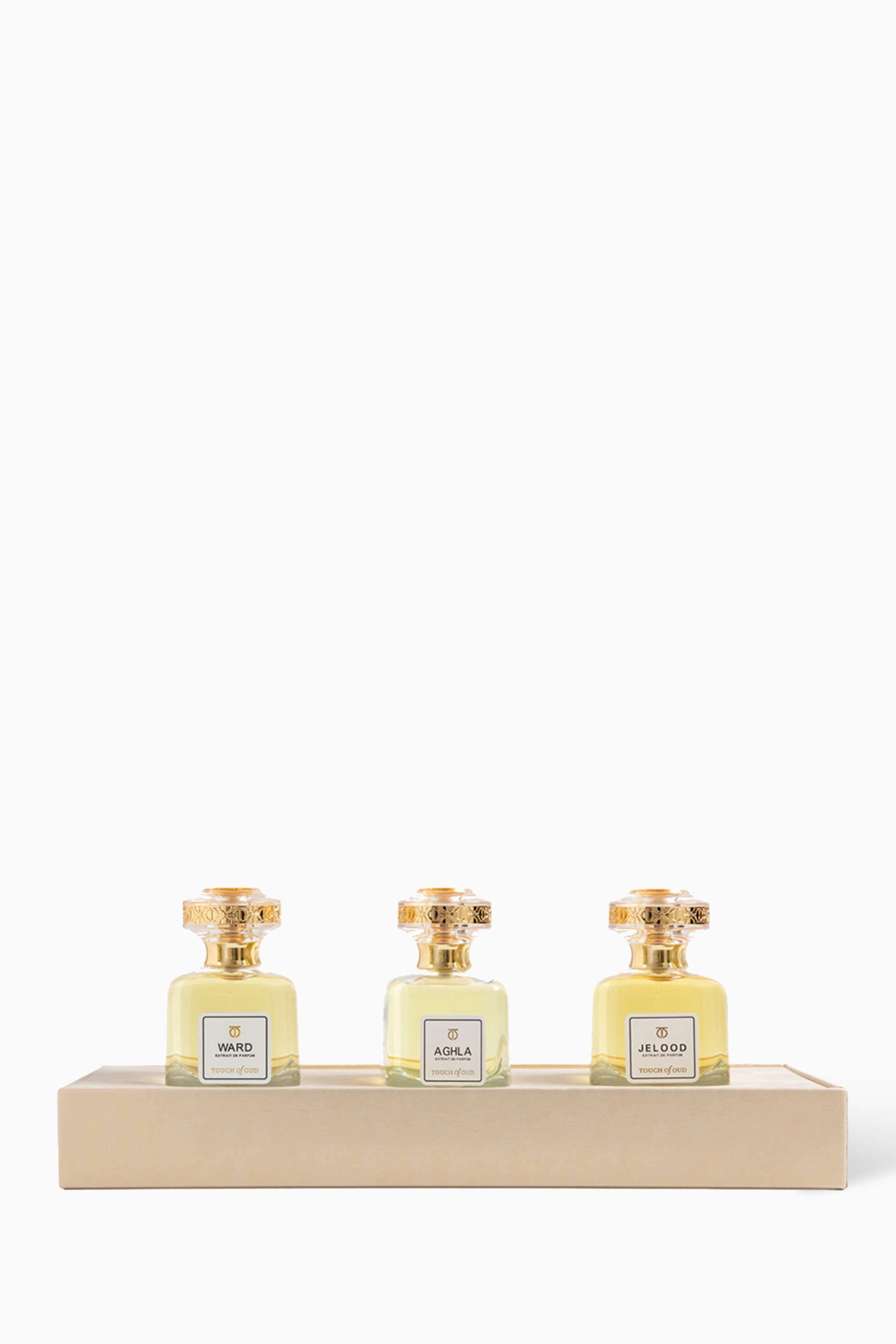 Touch Of Oud Ward - 50ml Eau de Parfum + Aghla - 50ml Eau de Parfum + Jelood - 50ml Eau de Parfum
