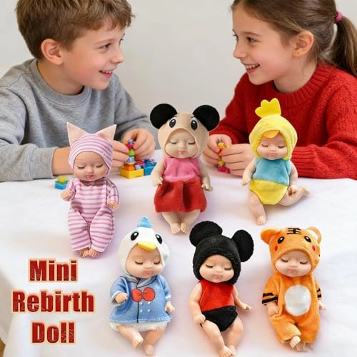 Reborn Mini Doll - 6 Pieces Forest Set