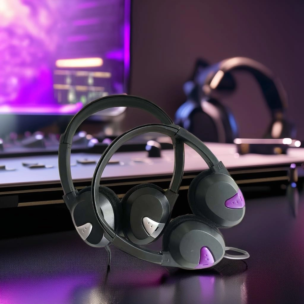 Getgold Over-Ear Headphones Wired Headphone 2 Pack