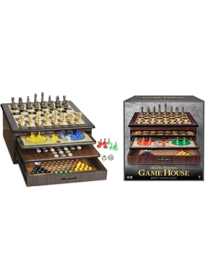 Craftsman Deluxe Game House - 10 Games Wooden