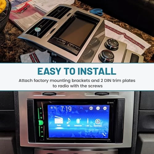 Double DIN Radio Dash Kit