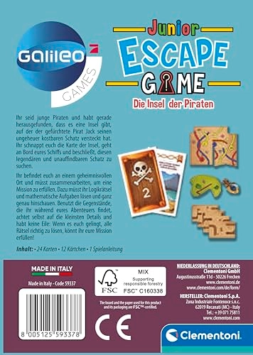 Galileo Escape Game Junior: The Island of Pirates (German)