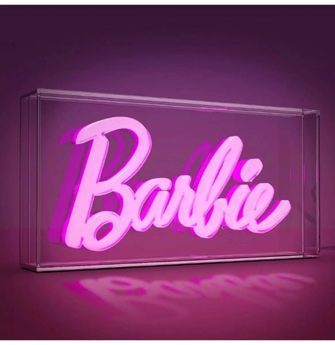 Barbie Led Neon Light - 15cm x 30cm Neon Pink USB Powered