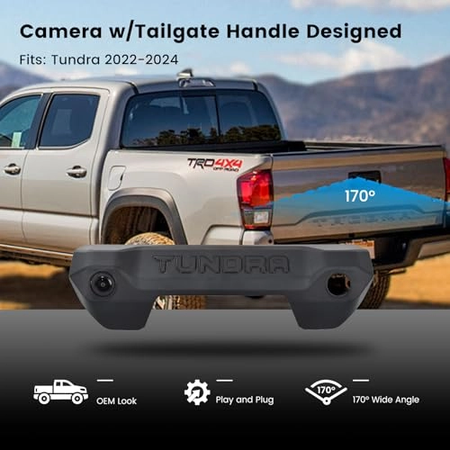 Tailgate Handle Reverse Camera - AHD1080P Wired