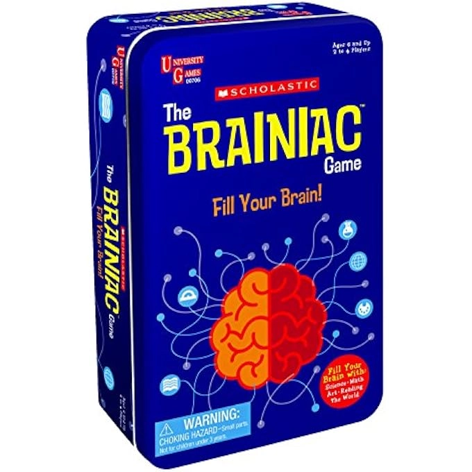 rayihni BRAINIAC TRAVEL CARD GAME - PORTABLE TIN