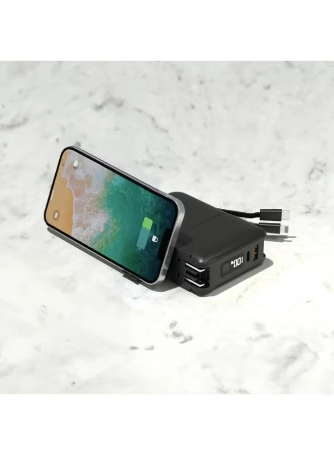 Trave-X - 10000 Watt-hour 22.5 Watt QC 22.5W|PD 20W|Lightning 20W Max