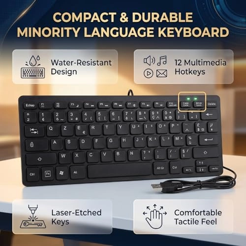 Minority Language Keyboard - FR Wired