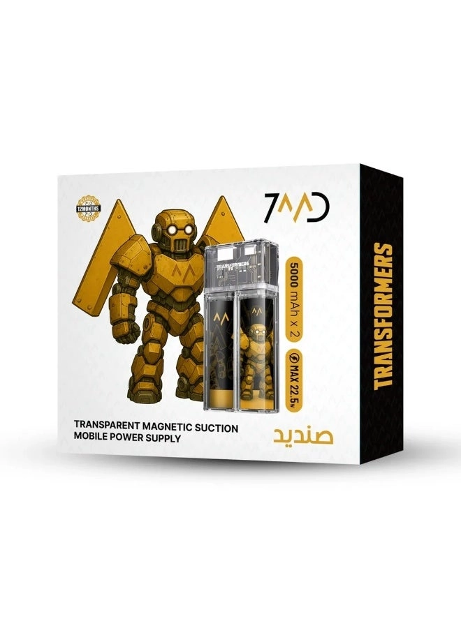 Transparent Magnetic Power Bank - 10000mAh 22.5W