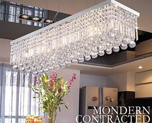 Modern Crystal Chandelier - Dimmable