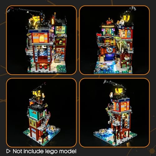 LED Light Kit for LEGO NINJAGO City Workshops 71837 - Plastic 1