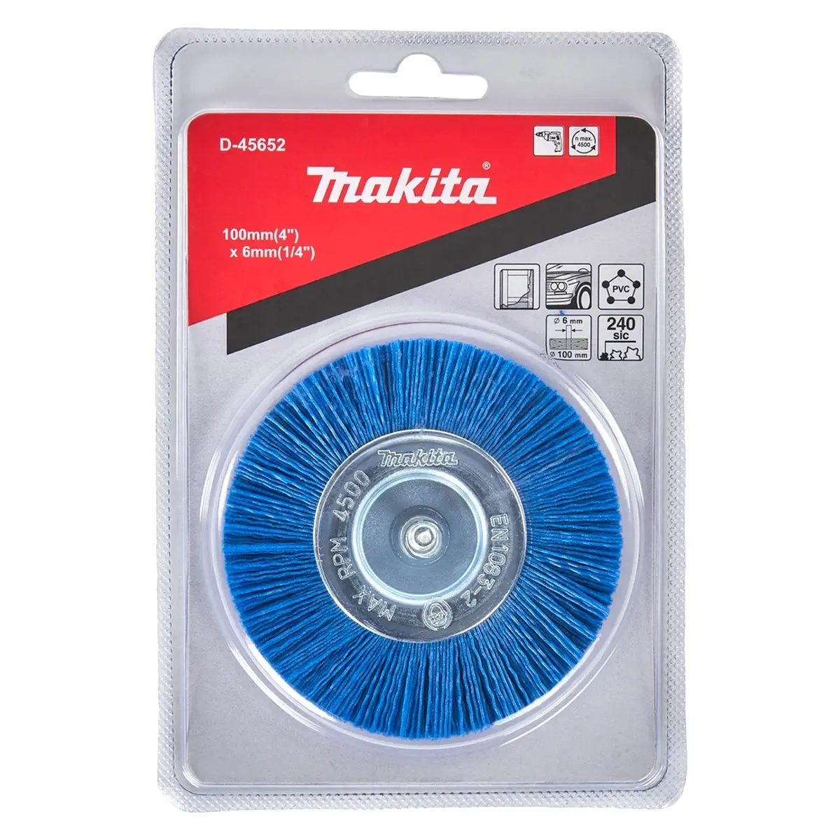 Makita Nylon Brush Wheel - D-45652 10 cm