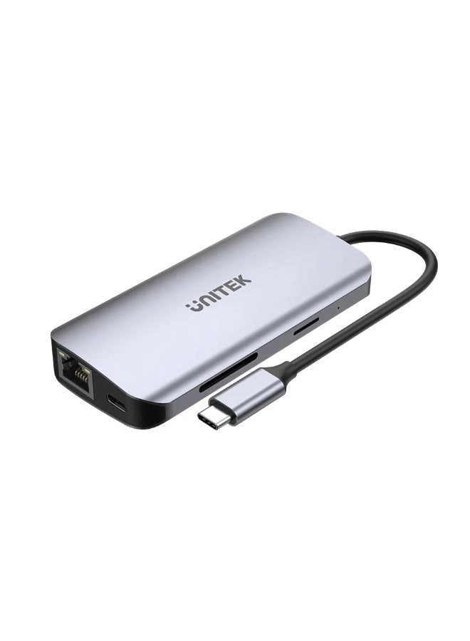 UNITEK USB-C 8K Docking Station - 100W PD 2.5Gbps Ethernet