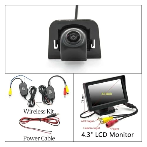 Reversing Camera - Night vision Cam 4.3 Fold Wireles 1280 x 720